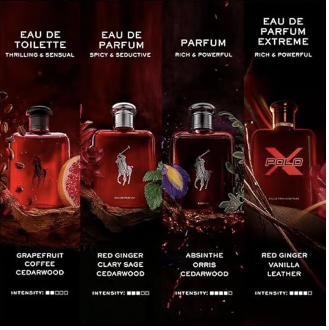 FRAGANCIAS RALPH LAUREN - Polo Red - Eau de Toilette - Colonia para...