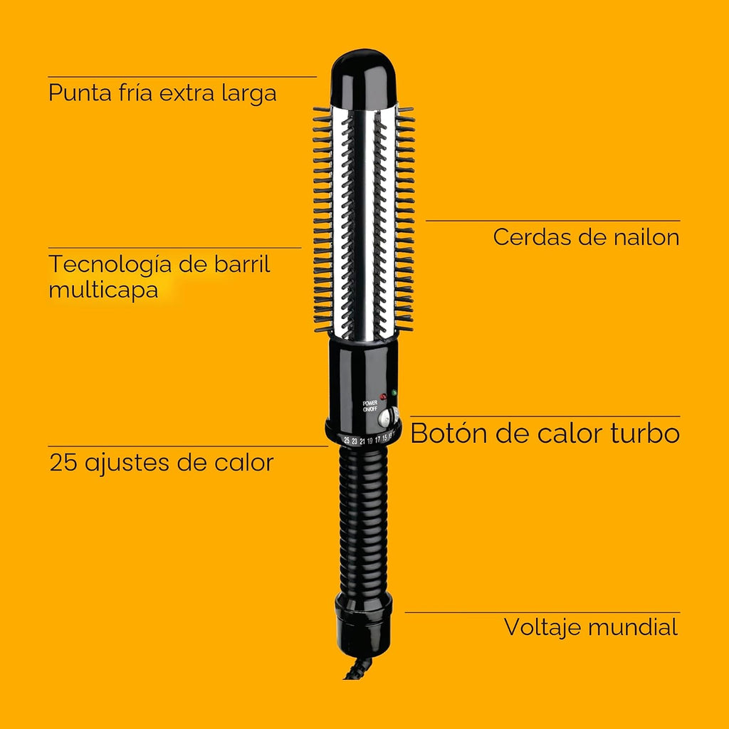Cepillo caliente Conair, de calor instantáneo, negro