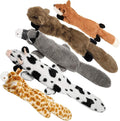Nocciola Juguetes chirriantes para perros, 5 juguetes de peluche ar...