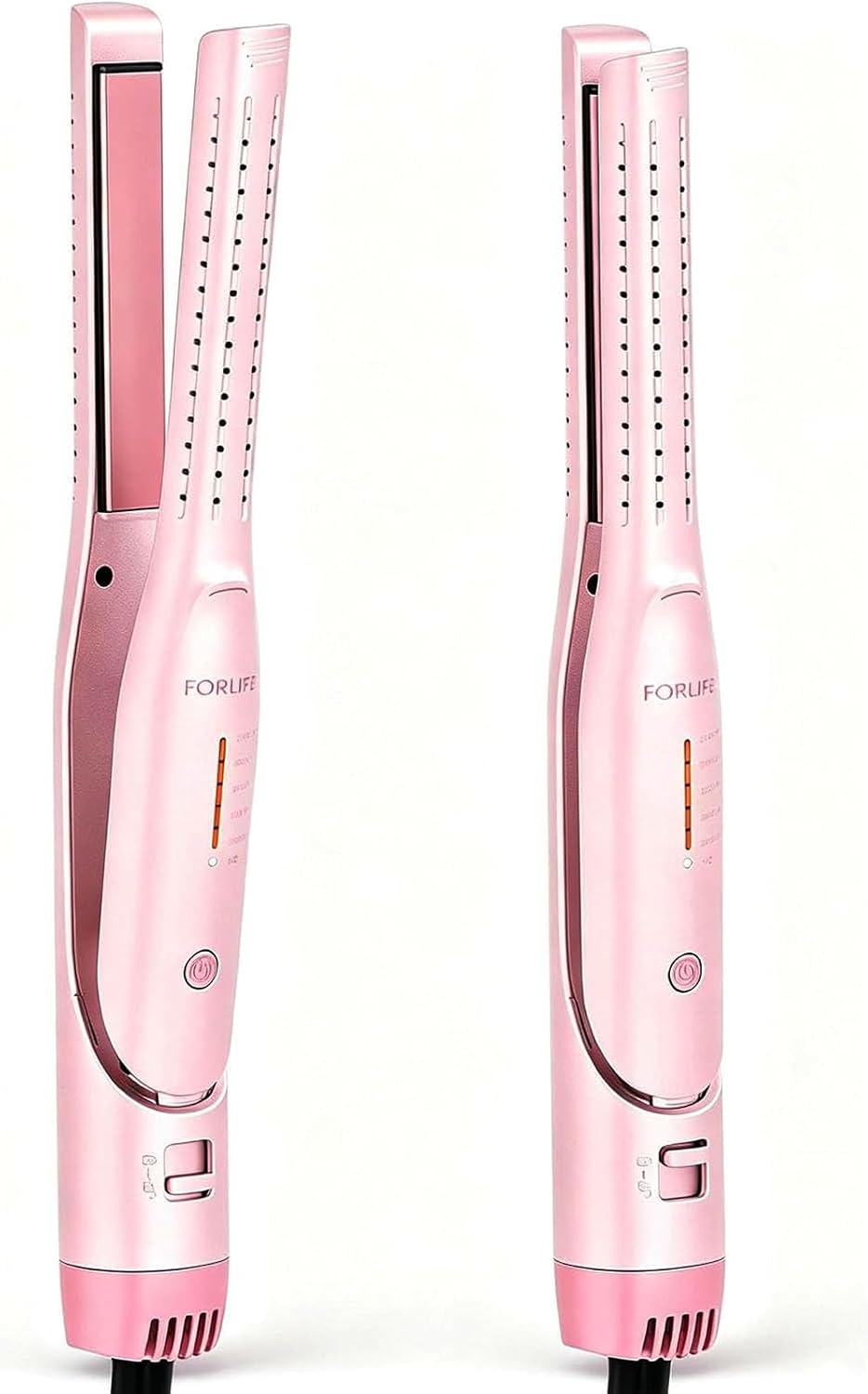 FORLIFA - Plancha rizadora para cabello corto, rizador de pelo 2 en...