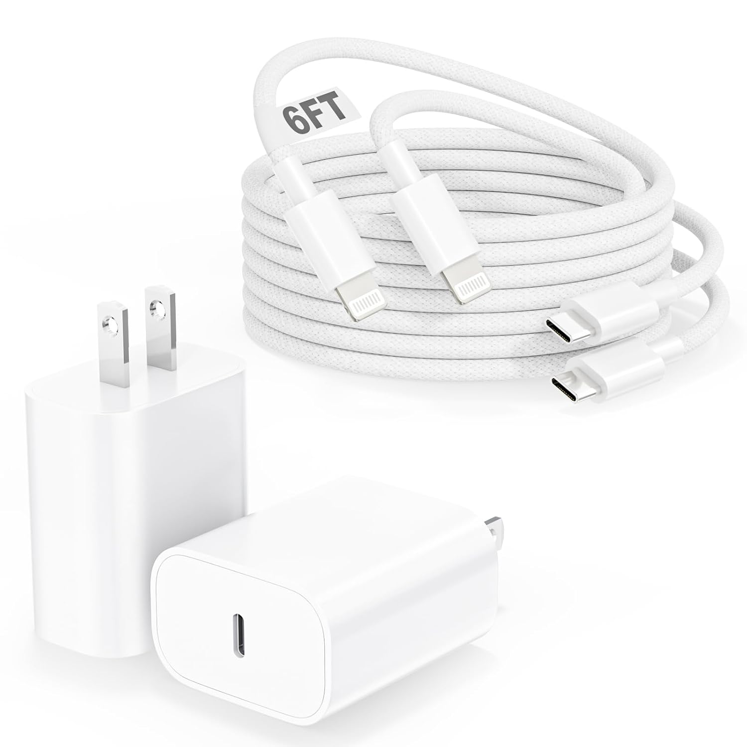 [Certificado Apple MFi] Cargador rápido para iPhone, cargador rápid...