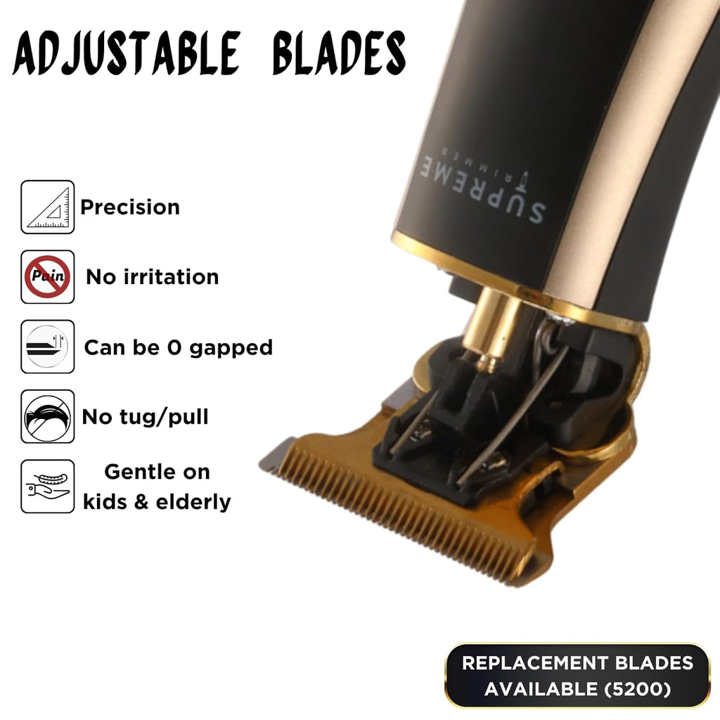 Supreme Trimmer T Shaper - Cortadora de pelo profesional para barbe...