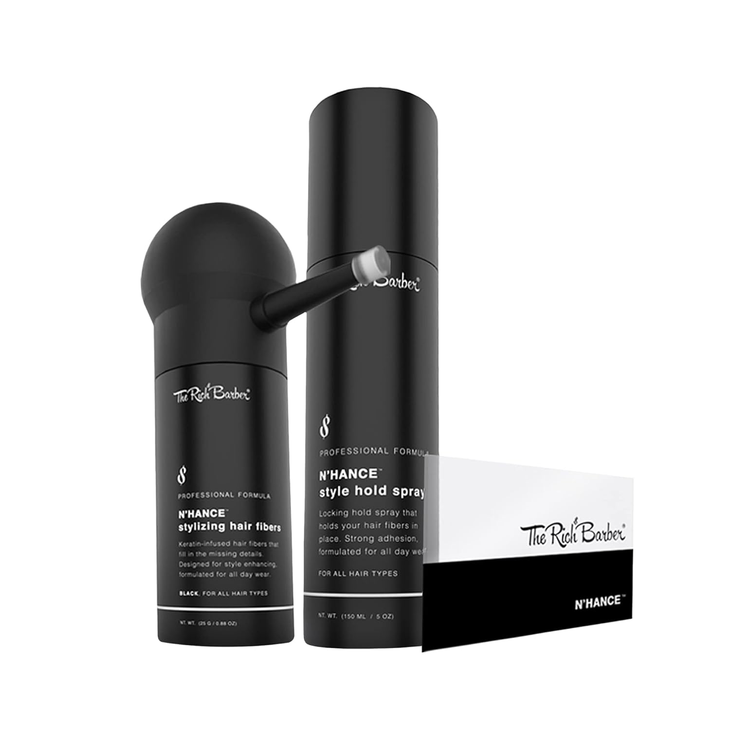 The Rich Barber N'hance Pro Barber Kit II - Juego de peinado 4...