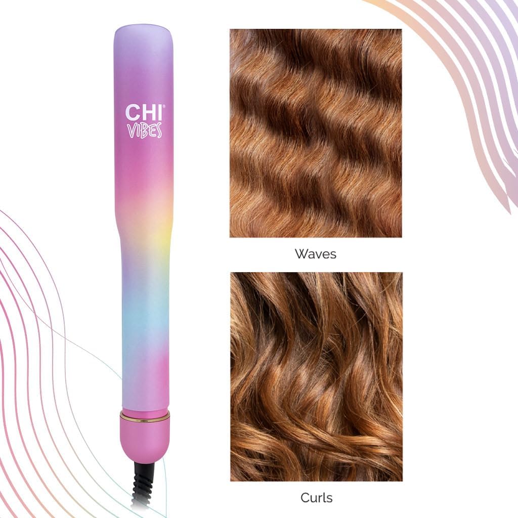 CHI Vibes Wave On Multifuncional Ondulador, Plancha de Pelo Crea On...