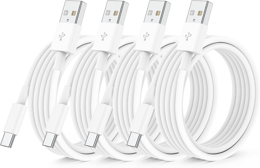QZIIW Pack de 4 cables Apple USB C de carga rápida de 6 pies para i...