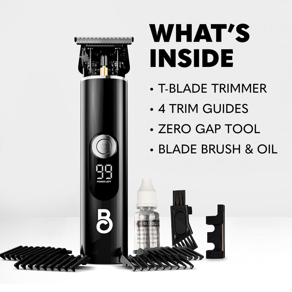 The Beard Club Recortadora de Barba Profesional con Cuchilla en T p...