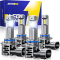 AUTOONE Último combo de bombillas LED 9005 9006 para faros delanter...