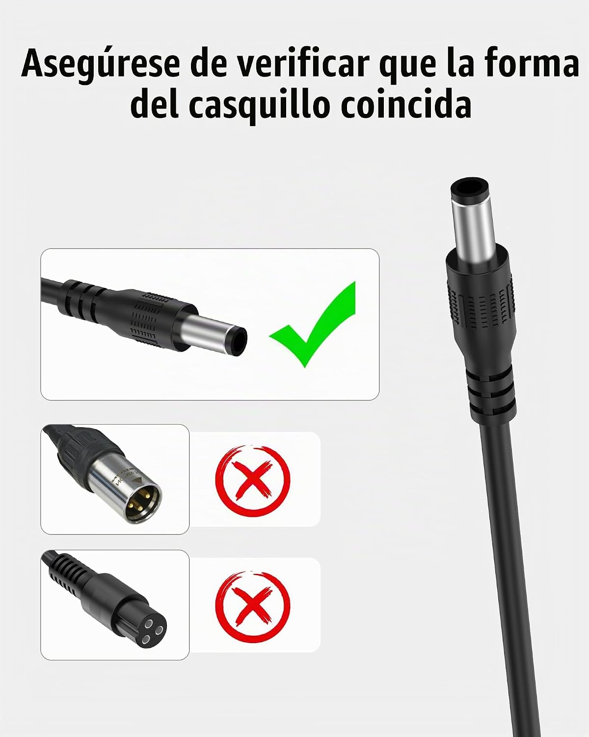 VHBW Cargador de scooter de 42V 2A compatible con Hiboy S2 Pro S2 K...