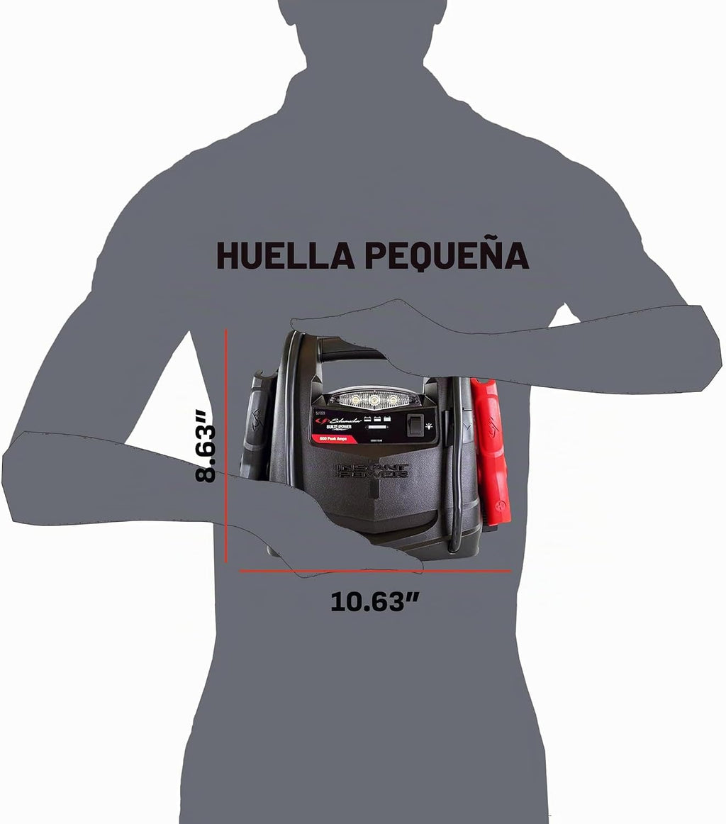 Schumacher Electric - Arrancador de batería de coche de 600 A y est...