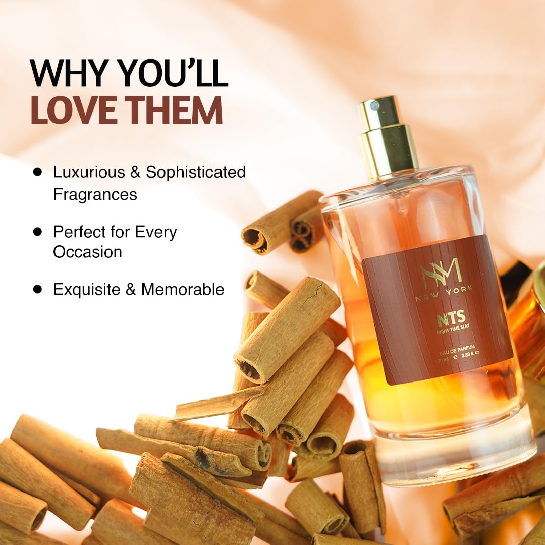 NOURISH MANTRA NM New York Night Time Slay - Perfume de lujo para h...