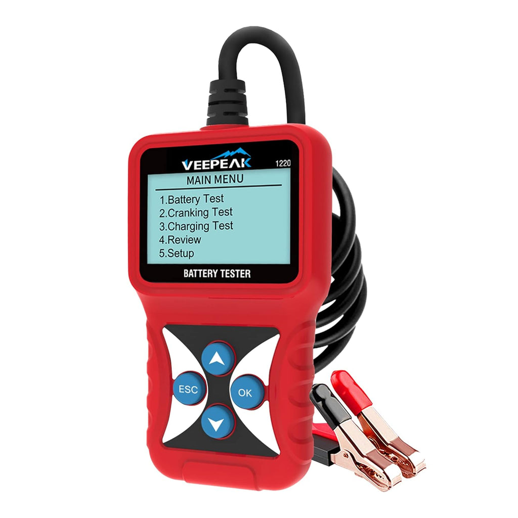 Veepeak Probador de Batería de Coche de 12V, Probador de Carga Auto...