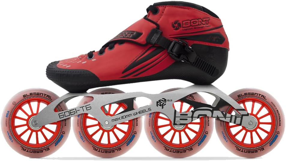 Bont Patines de velocidad Jet en línea, vegano, paquete de carreras...