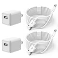 Cable de carga para iPhone de 6 pies, [Certificado MFi de Apple] Pa...