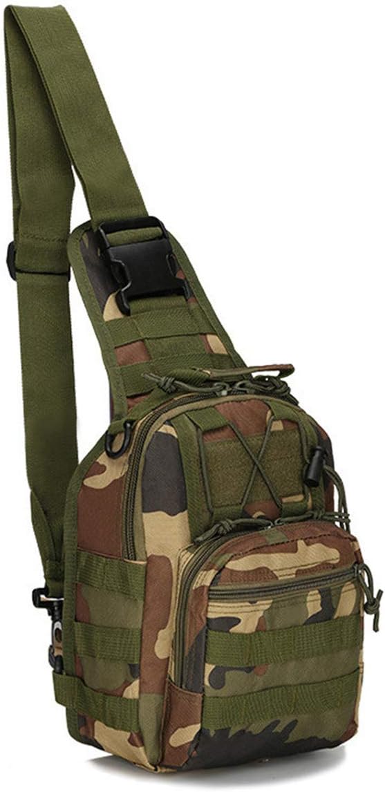 LBlanco Mochila táctica para el hombro, pequeña, para exteriores, p...