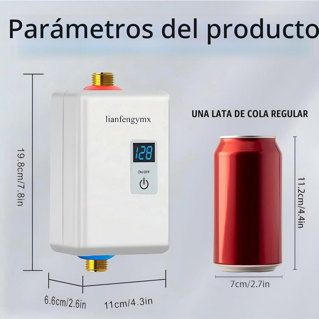 lianfengymx - Calentador de agua eléctrico sin tanque de 3000 W, 11...