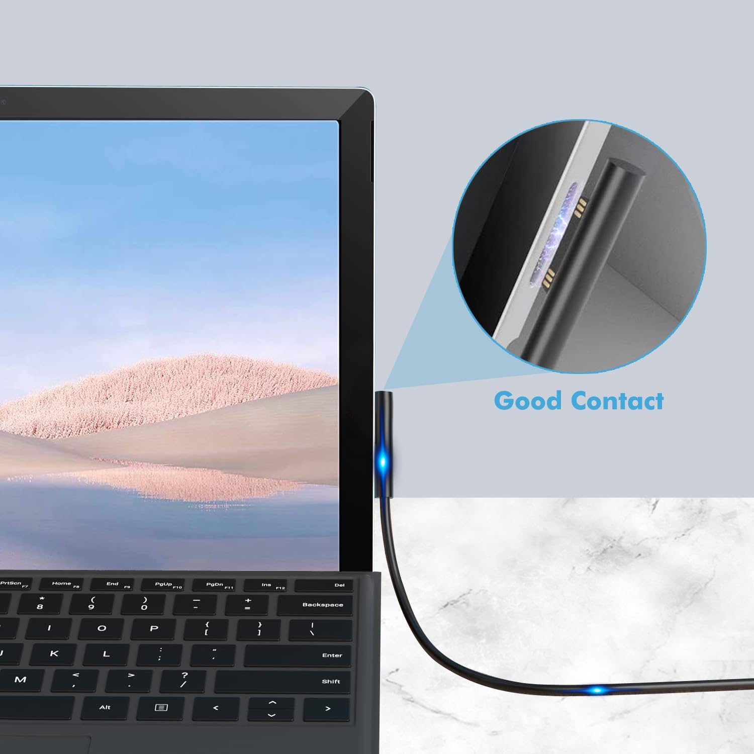 Cargador de repuesto para laptop Surface Pro de 65 W para Microsoft...