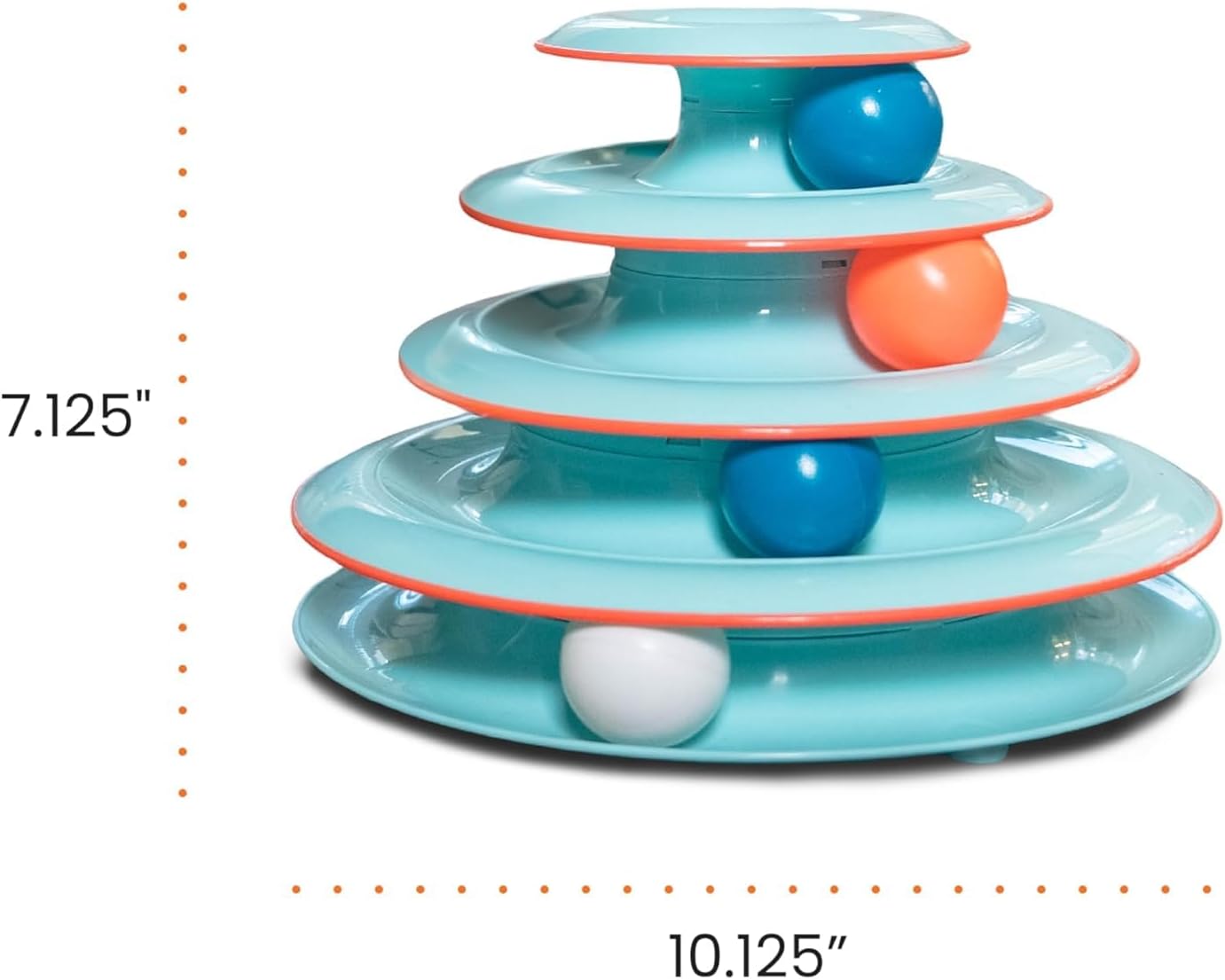 Petstages - Juguete interactivo para gatos Chase Meowtain de 4 niveles