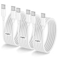 Paquete de 3 cables USB C a USB C de 6.6 pies y 60 W, cable tipo C...