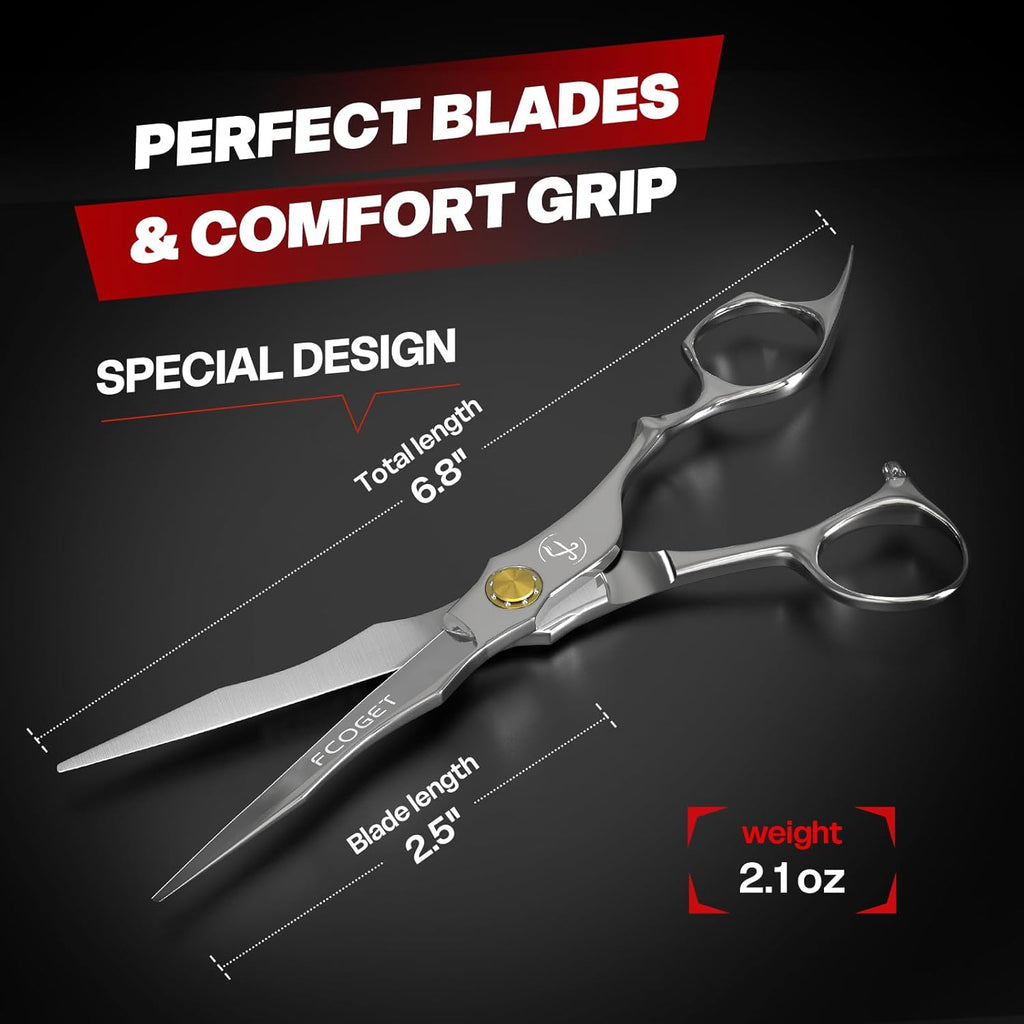 Tijeras profesionales de corte de pelo para mano derecha \u2013 6.8...