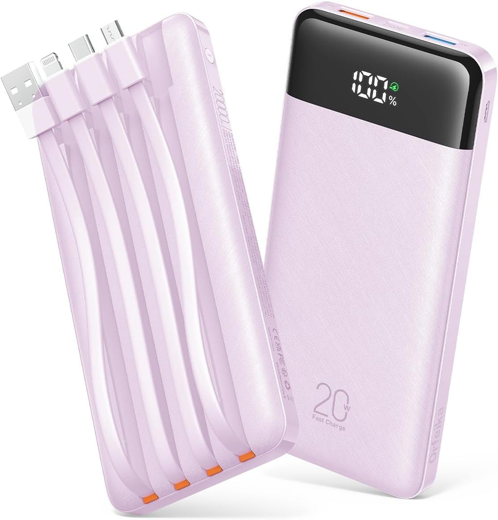 Orfeika Banco de Energía 20000mAh de Carga Rápida, Cargador Portáti...