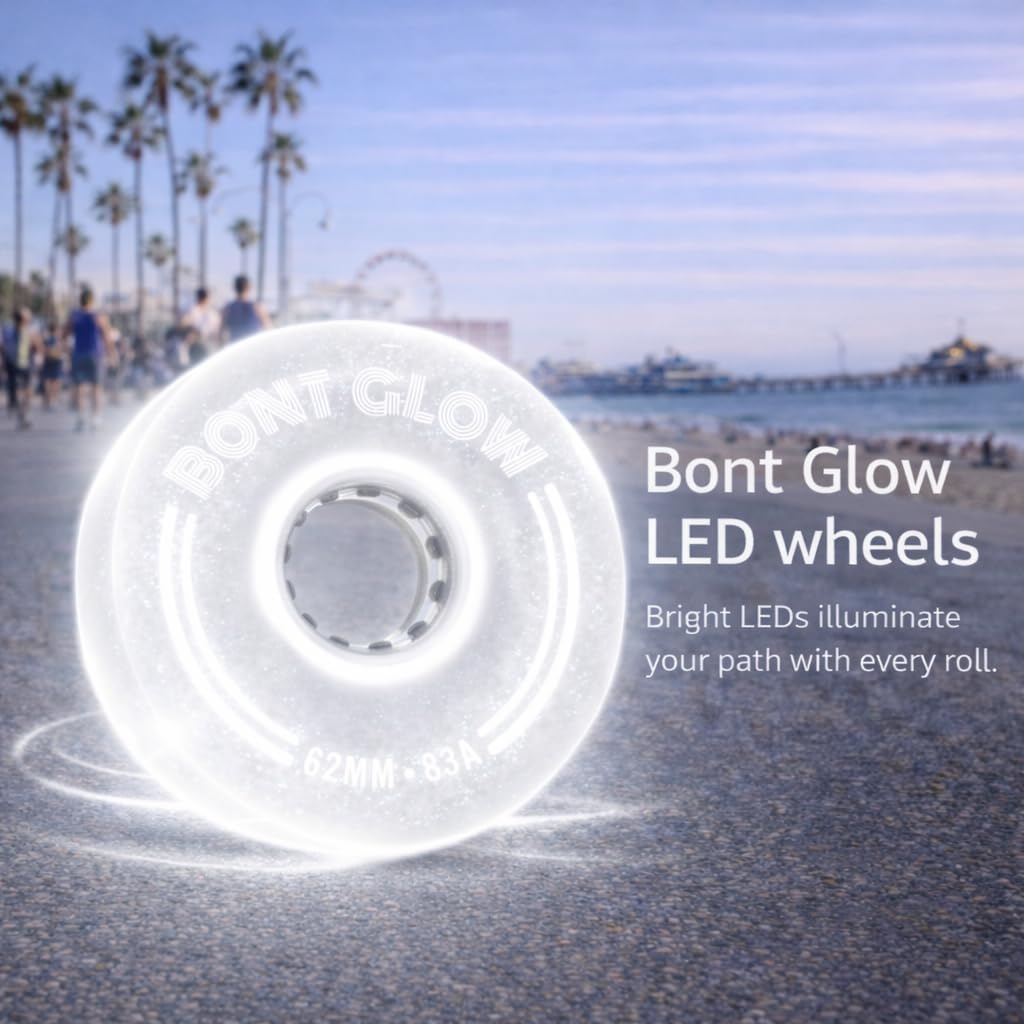 Bont Patines Prostar Suede Profesionales Patines con Ruedas Led Lum...