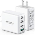 [Paquete de 2] Cargador USB C de 40 W, bloque de cargador USB C de...