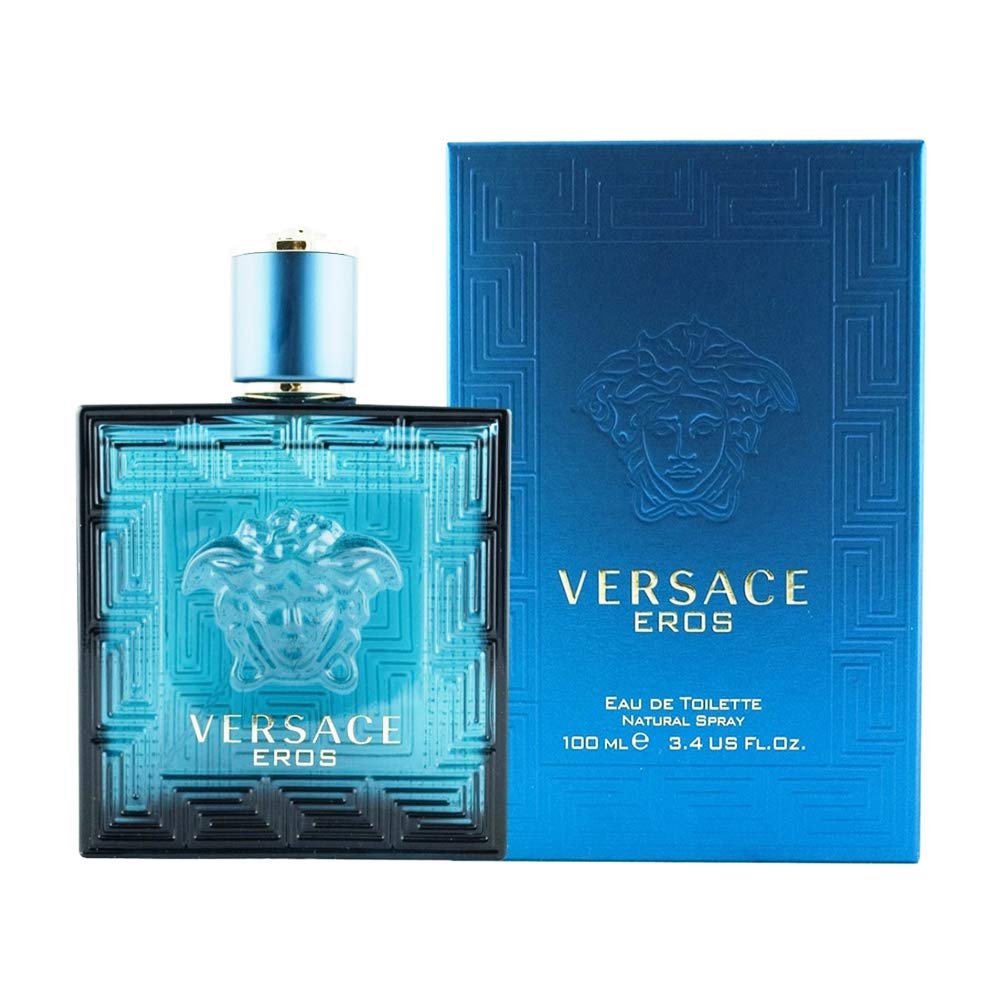 Versace Eros para hombres 3.4 oz Eau de Toilette Spray