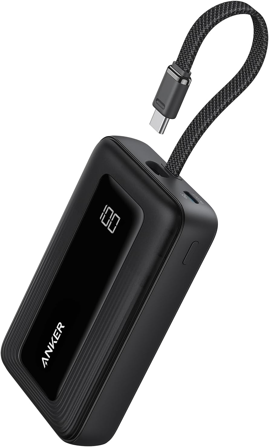 Anker Cargador Portátil, Banco de Energía de 10,000mAh 30W, Paquete...