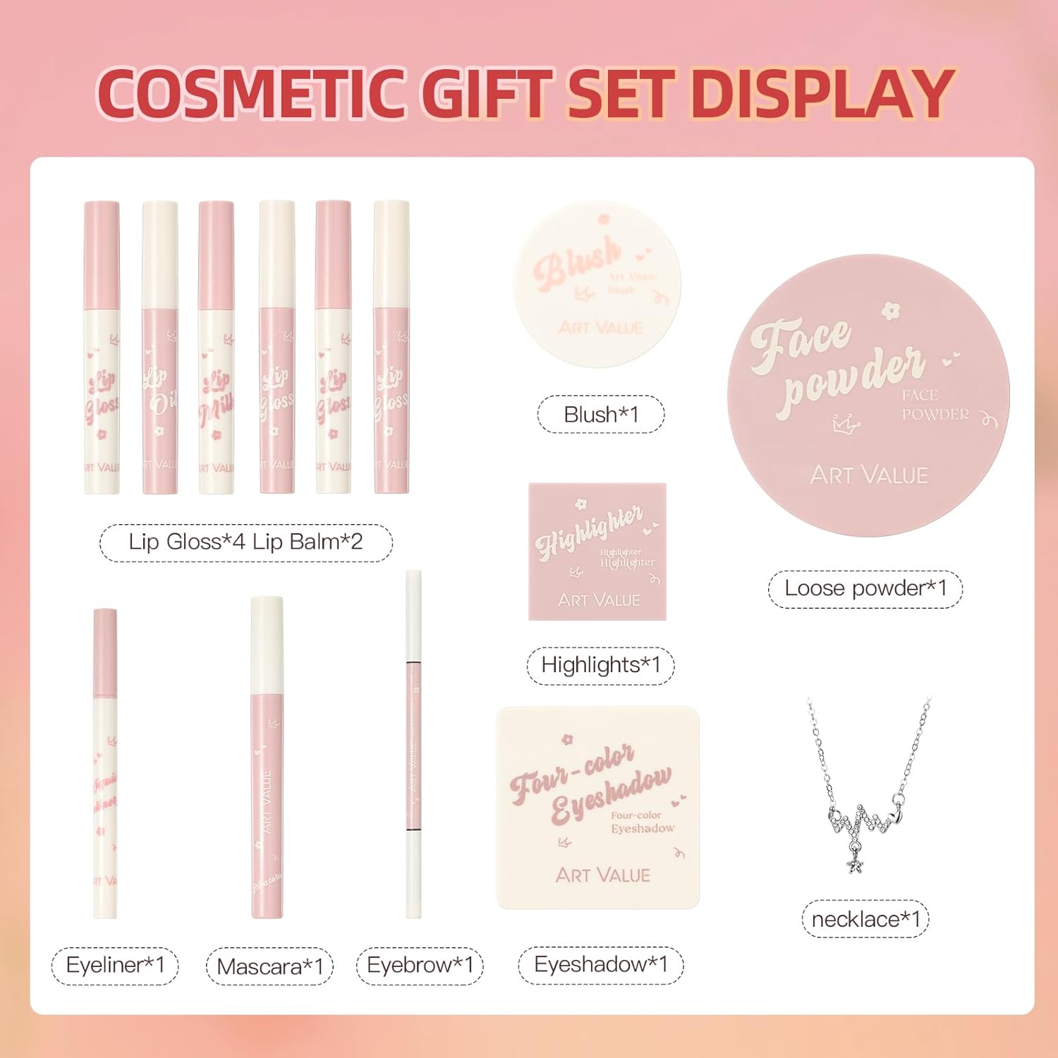 Juego de regalo de maquillaje todo en uno para mujeres y adolescent...