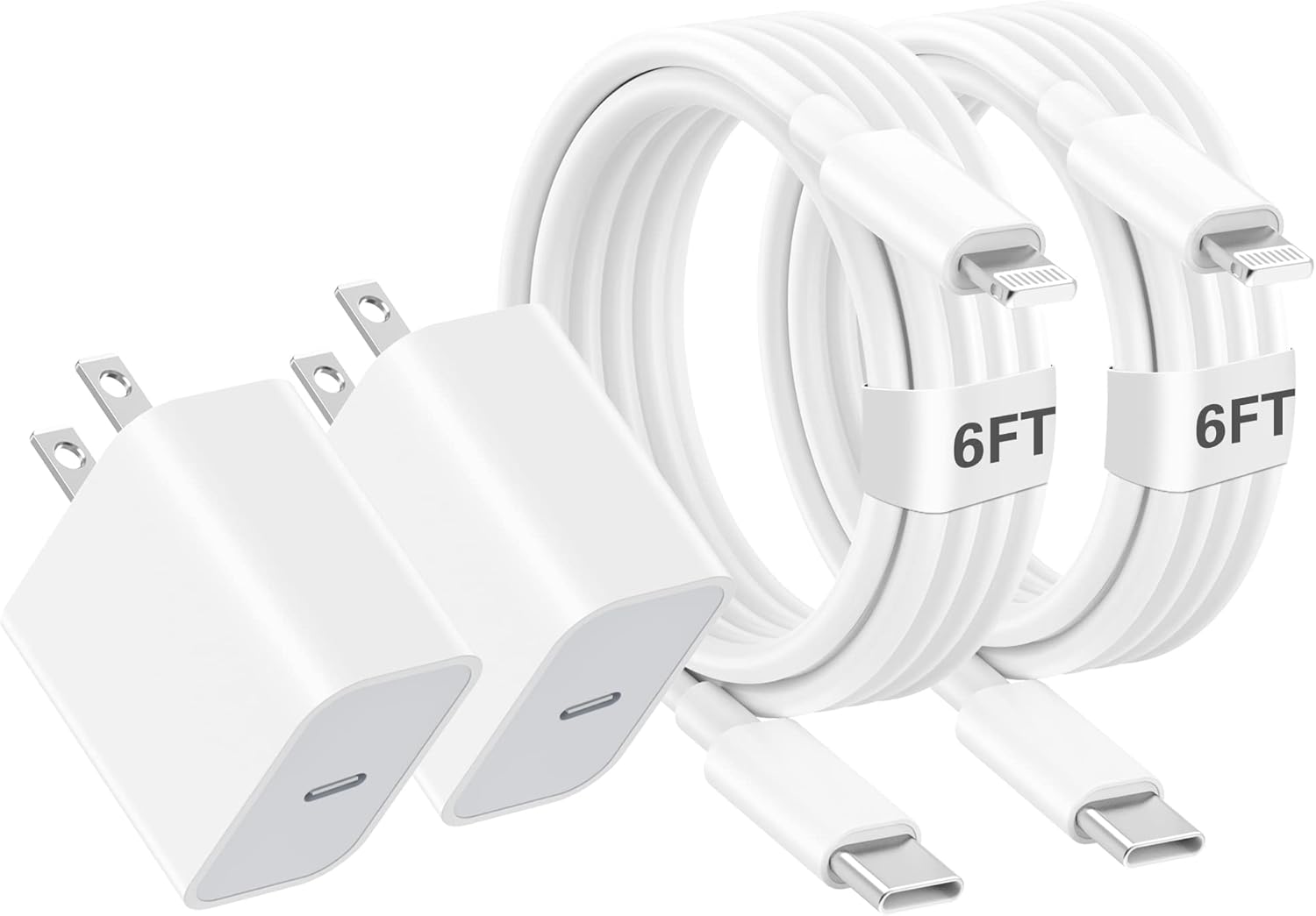 Cargador de iPhone de carga rápida, [Certificado Apple MFi] Cargado...
