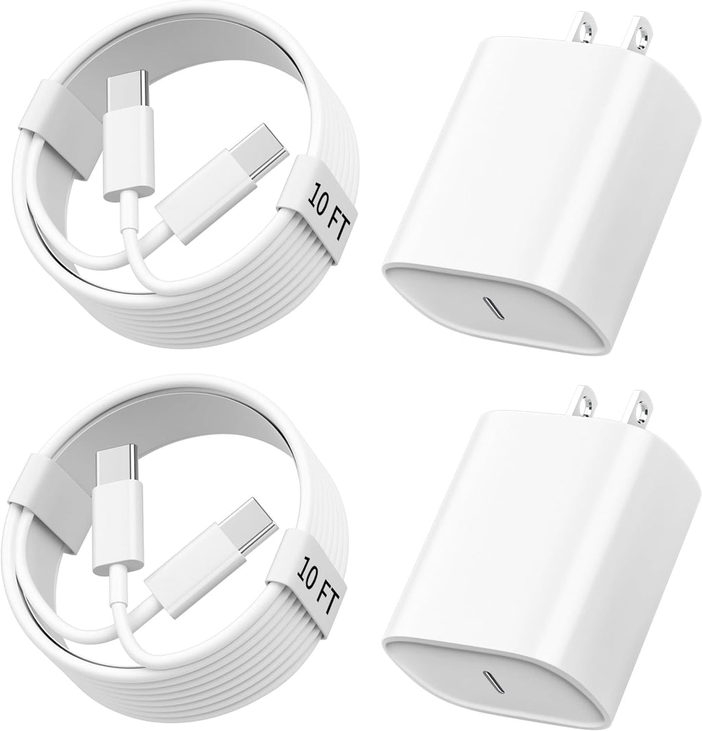 Cargador para iPhone 17, 16, 15, carga rápida, cable de carga USB C...