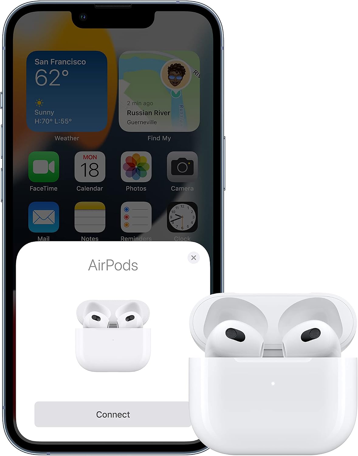 Apple AirPods (3ª generación) auriculares inalámbricos con estuche...