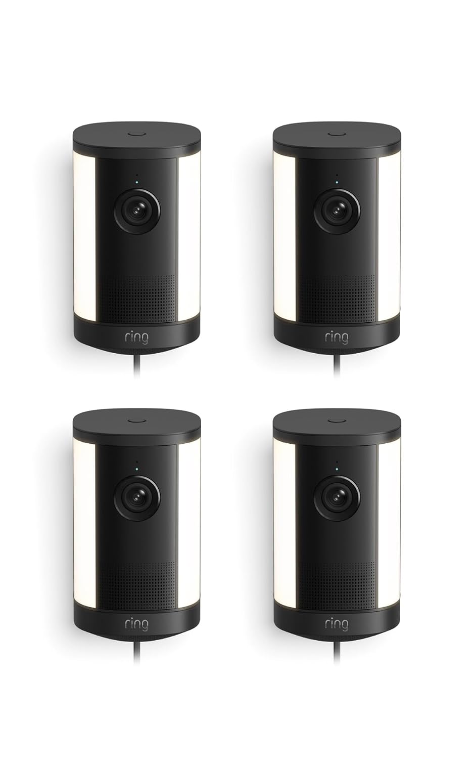 Cámara con luz de enfoque 4K Plus Ring con enchufe (último modelo):...