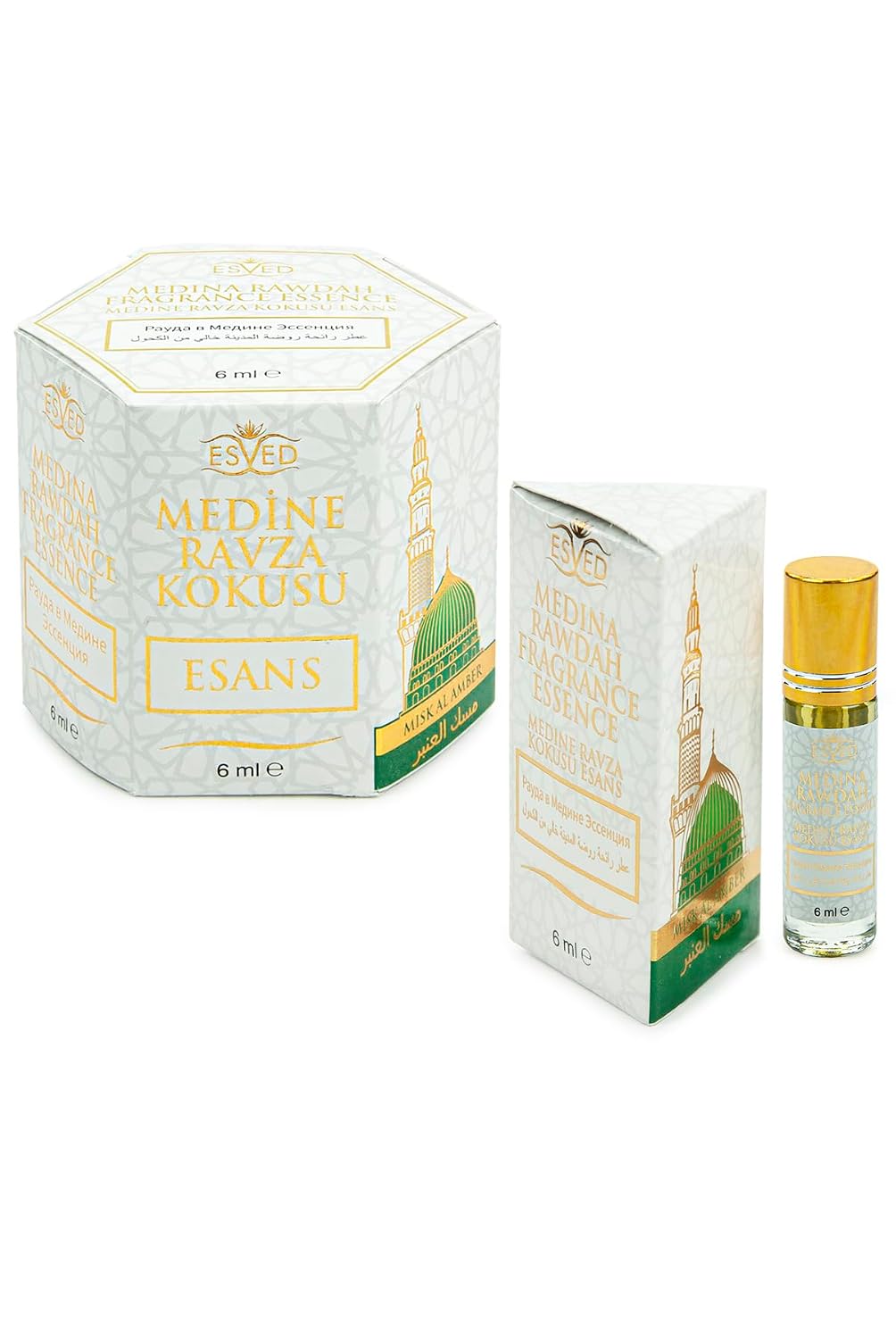 ihvan online, Ravza - Paquete de 6 aceites de perfume en rollo de 1...