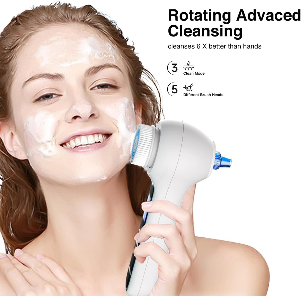 UMICKOO Exfoliante y Limpiador Facial con Pantalla LCD, Cepillo de...