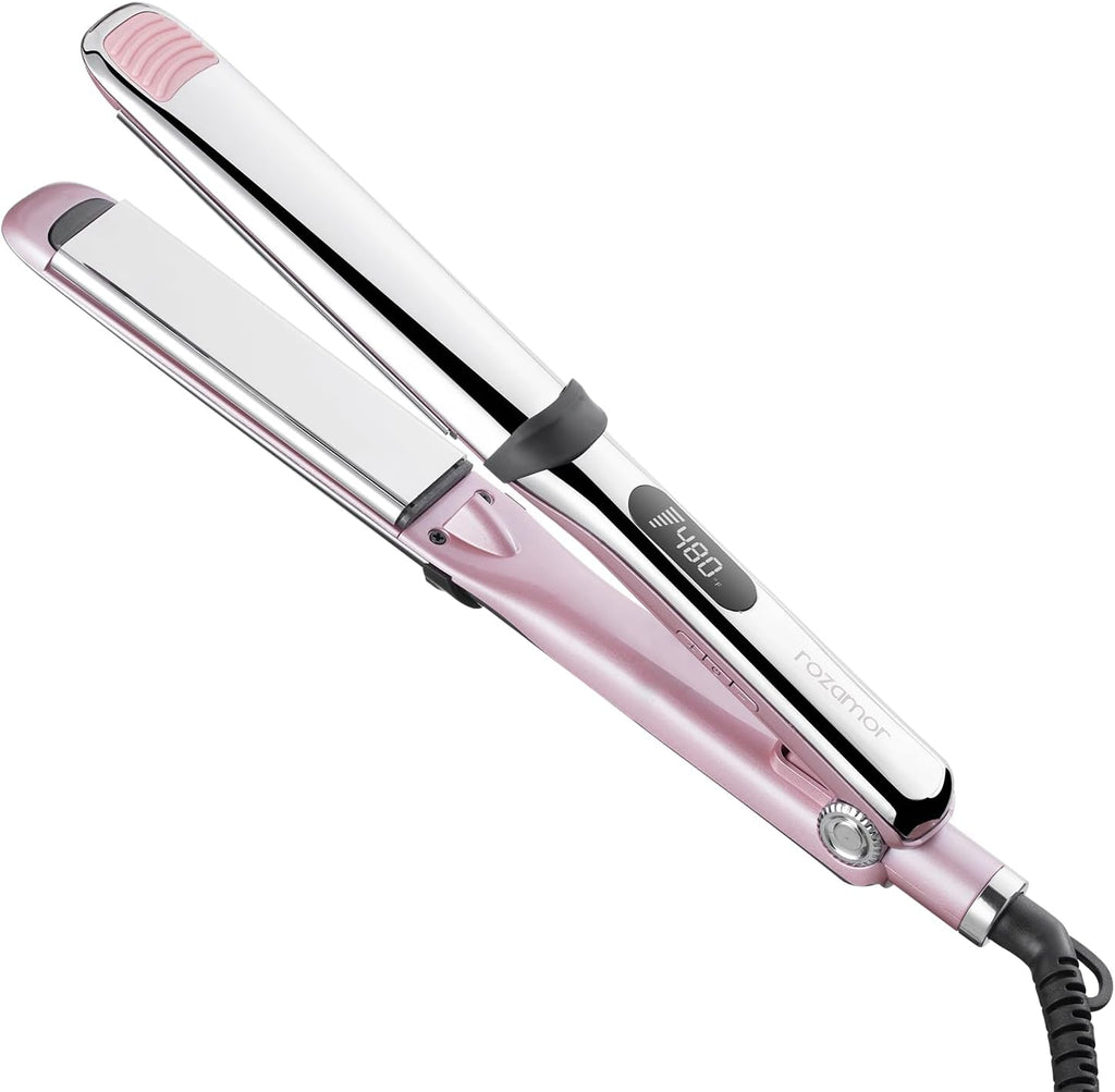 Rozamor Professional - Plancha plana de titanio de 1.25 pulgadas |...