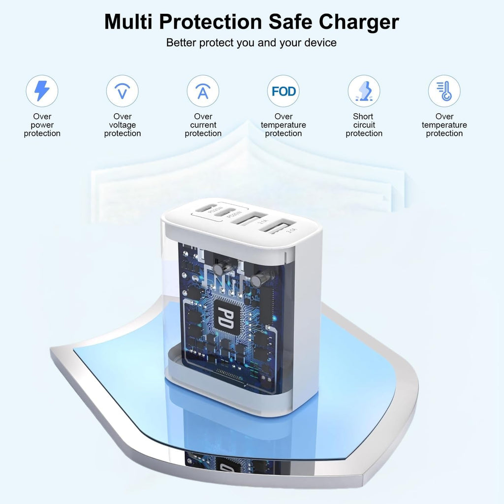 [Certificado MFi de Apple] Cargador rápido de 40 W para iPhone 17\/...