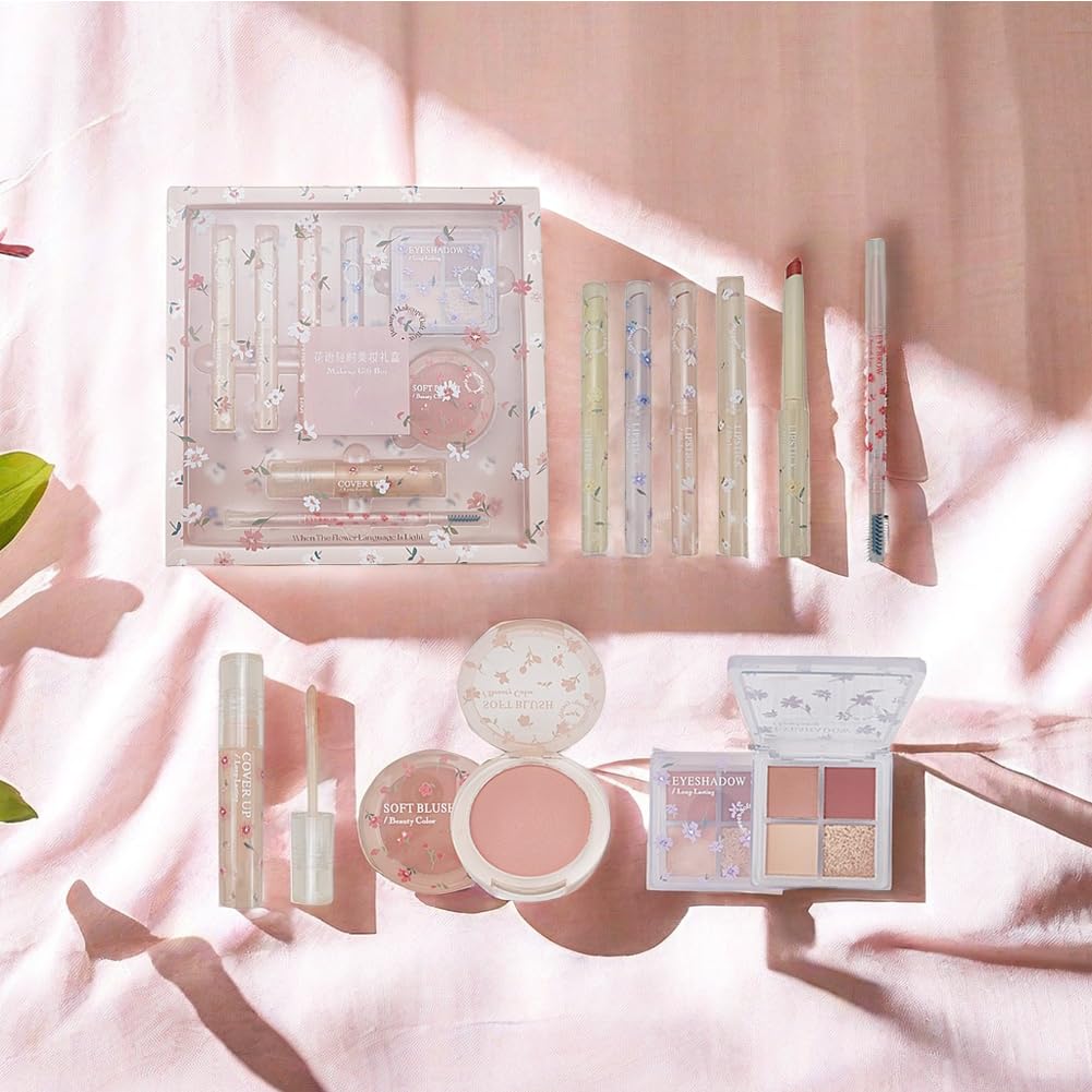 Kit de maquillaje para mujeres de 8 piezas, conjuntos de maquillaje...