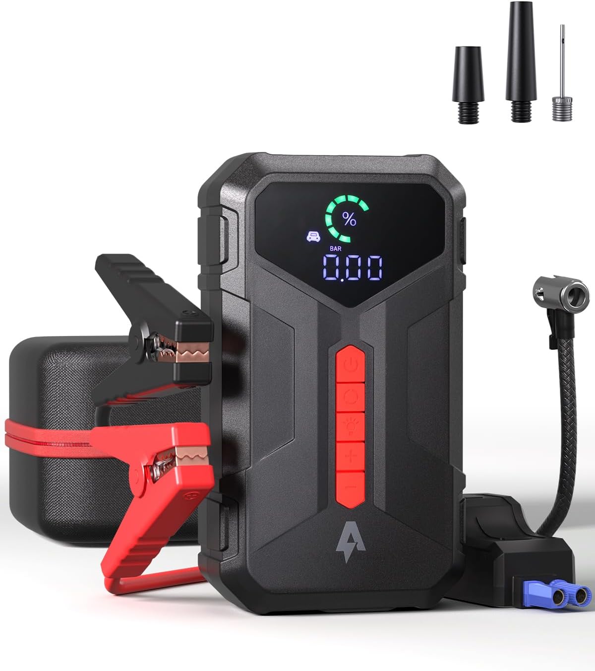 Andeman 4000A Arrancador con compresor de aire de 150PSI, caja de a...
