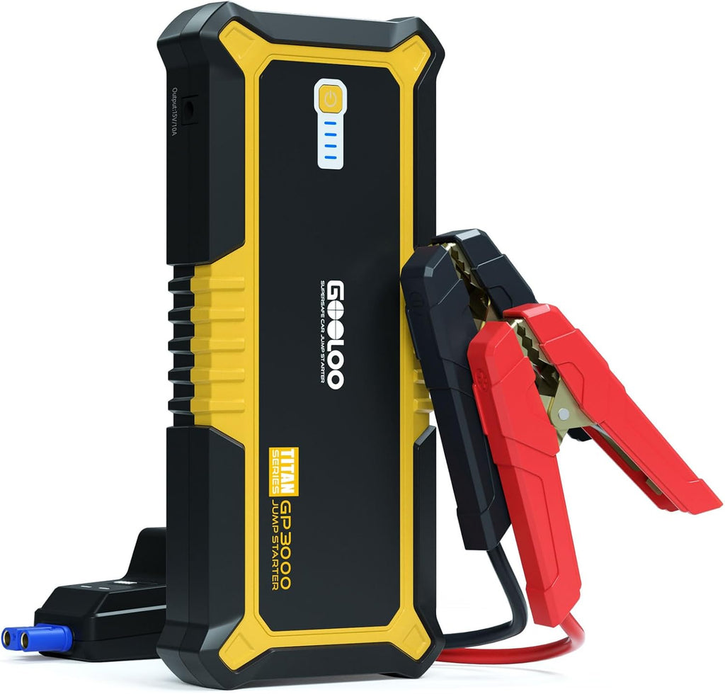 GOOLOO GP3000 - Arrancador de batería de coche de 12 V para motores...