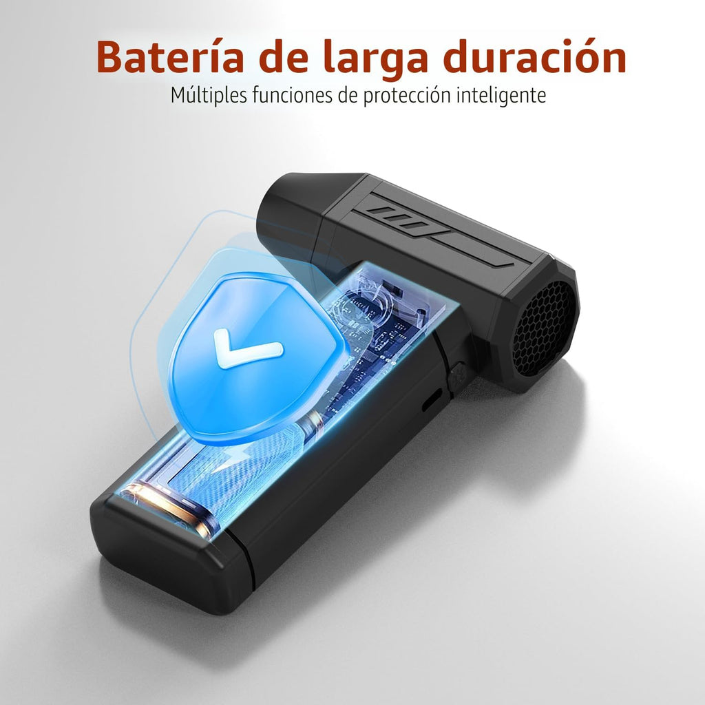 Limpiador de Aire Comprimido, Plumero de Aire Inalámbrico de 130000...