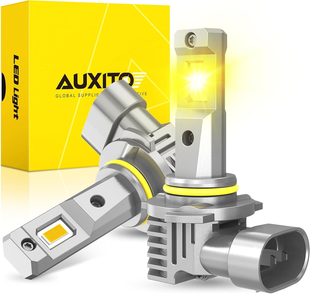 AUXITO Bombillas LED antiniebla 9145, 30,000 lúmenes, luz amarilla...