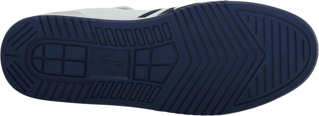 Lacoste Tenis L001 para hombre, blanco\/azul marino, 12