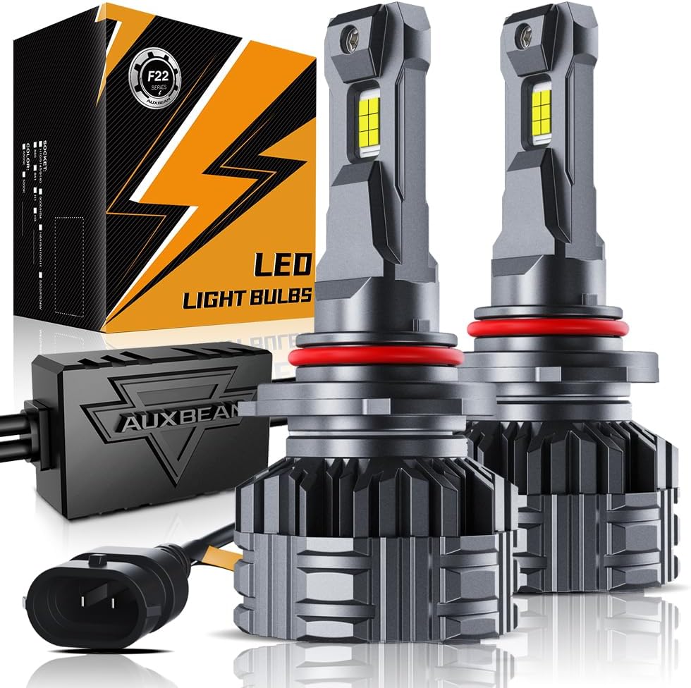 Auxbeam 9005 HB3 Luz antiniebla, serie F22 9005 Powersports, 6500K...