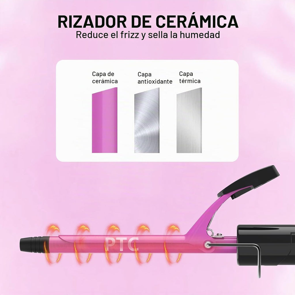 DAN Technology Rizador pequeño de 1\/2 pulgada de 13 mm de cerámica...