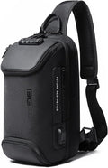 BANGE Mochila antirrobo con cerradura, bandolera para hombre, mochi...