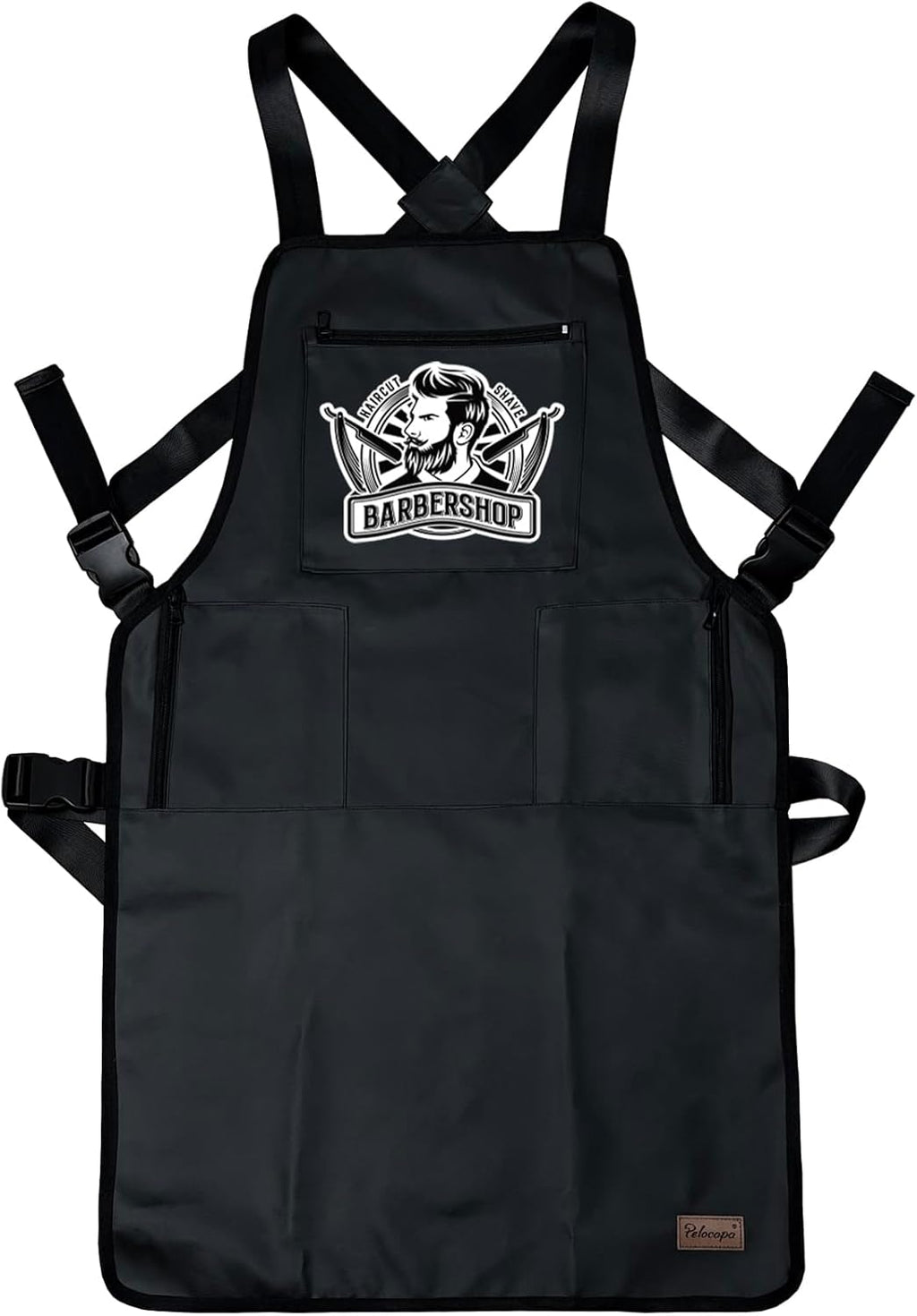 Pelocapa Delantal de peluquero para estilistas de peluquería, delan...
