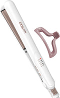 Conair - Plancha de cerámica doble de 1 pulgada, alisador de pelo c...