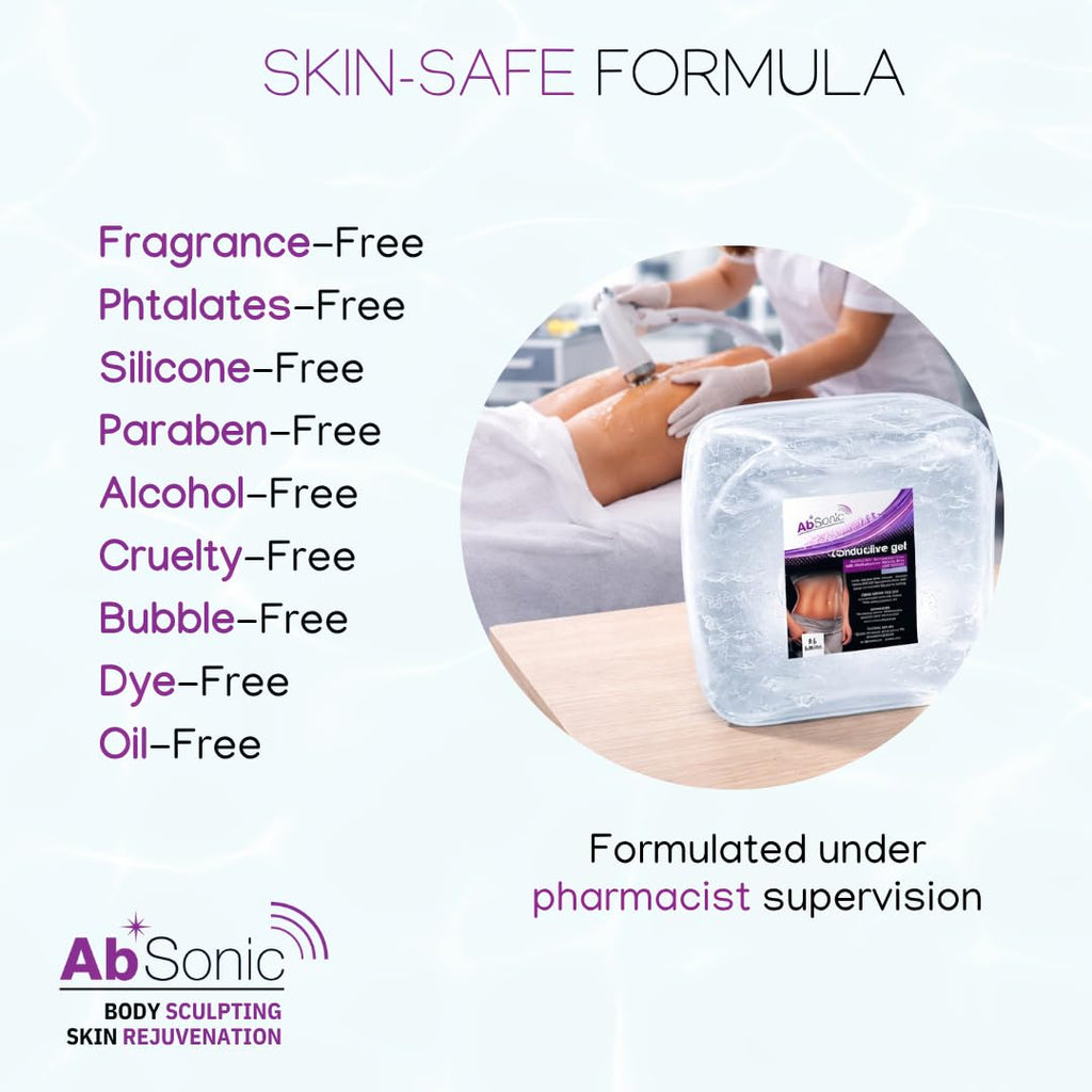 Absonic - Gel conductor para dispositivos de contorno corporal y re...