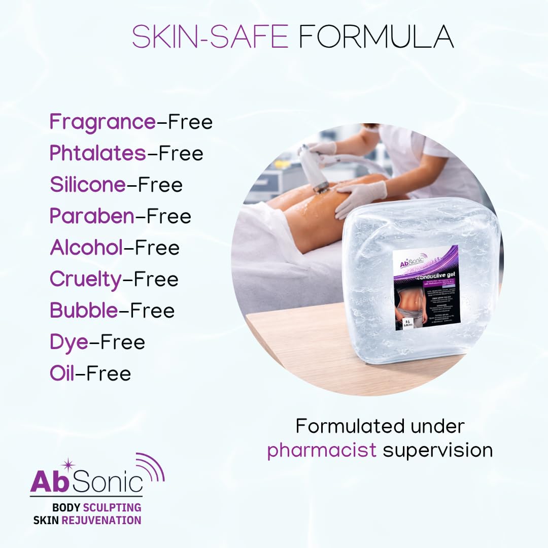 Absonic - Gel conductor para dispositivos de contorno corporal y re...